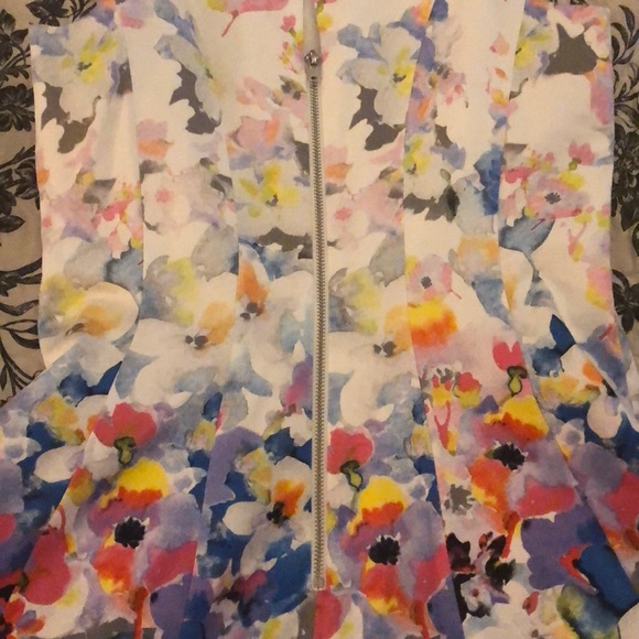 Maggy London Fit and Flare Floral Dress Size 4 - Picture 4 of 4